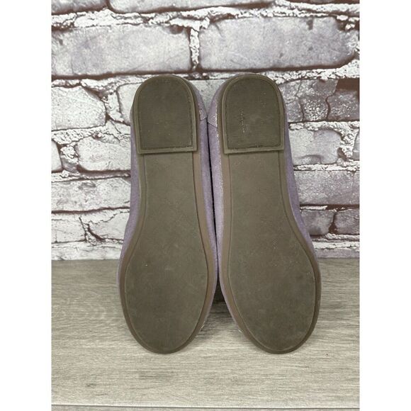 Vionic Caroll Metallic Shimmer Pewter Purple Leather Flats Women Sz 9.5M US/41.5 - Picture 14 of 16